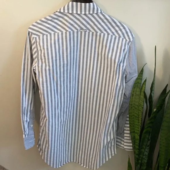 Solid & Striped Cotton Shirt - Picture 6 of 6